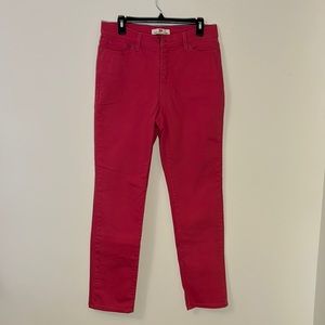 Levi’s Deep Pink Skinny Jeans